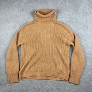 Abound Women's M Brown Polyester Nylon Spandex Turtleneck Long Sleeve Sweater